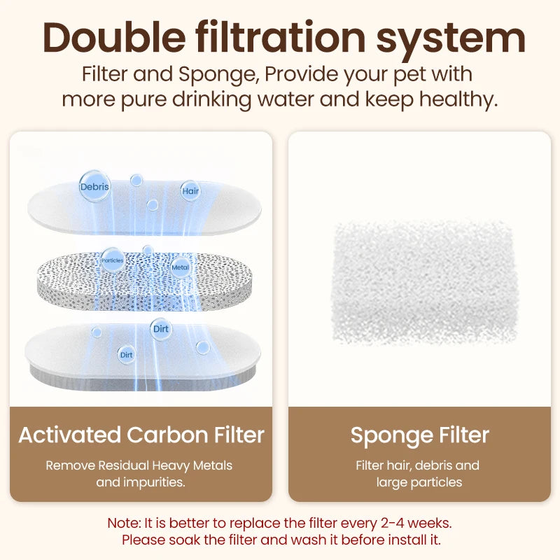 Fontaine à eau pour animaux en acier inoxydable ROJECO